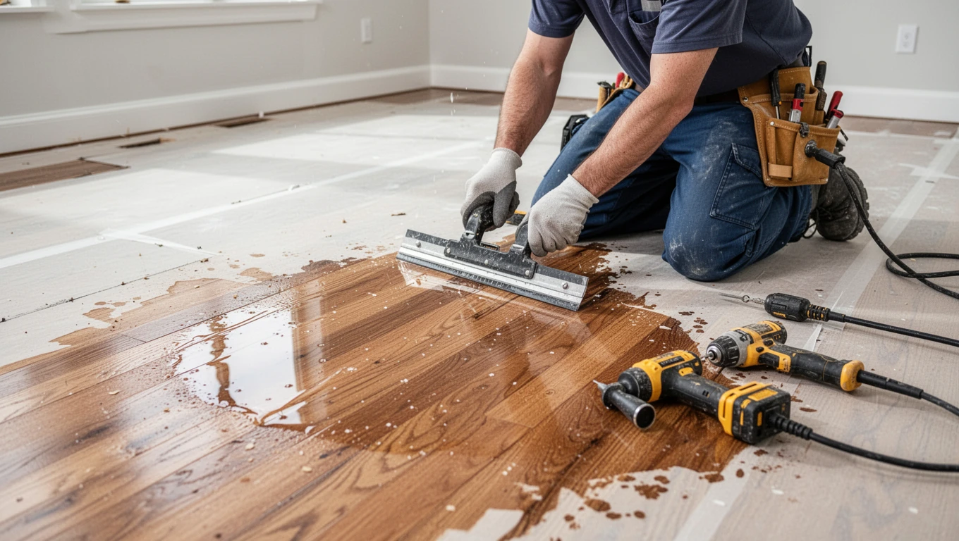 Hardwood Floor Water Damage Repair