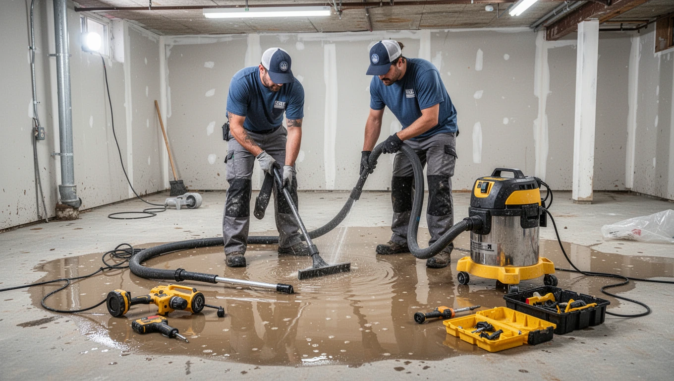 Basement Flood Cleanup